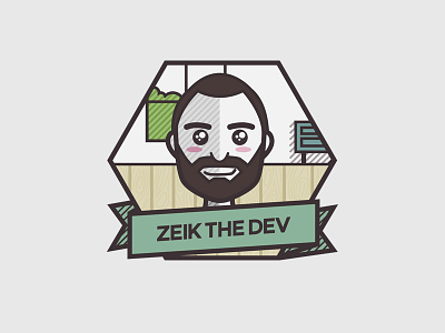 Zeik the Dev dev geometric illustration illustrator minimalist portrait