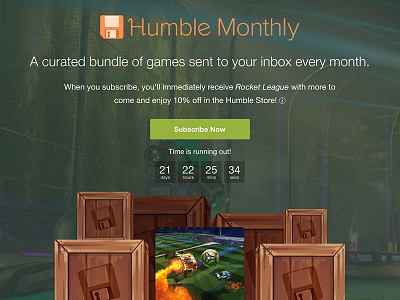 Humble Monthly Marketing Redesign
