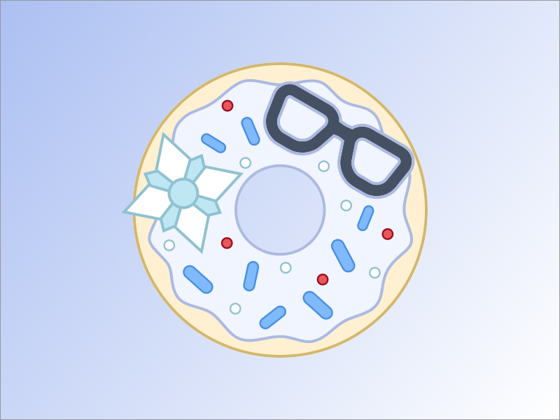 Mei Donut vector sketch gamer videogames digital illustration illustration donut overwatch mei