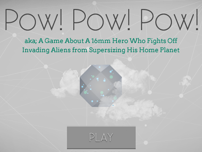 Pow! Pow! Pow! Main Menu button game game art game interface main menu menu menu screen ui ui design