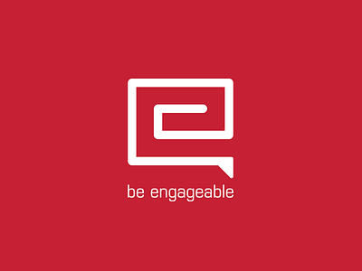 Engageable branding chat logo