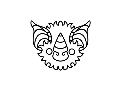 WIP Bat Logo bat branding honduran white bat lineart logo