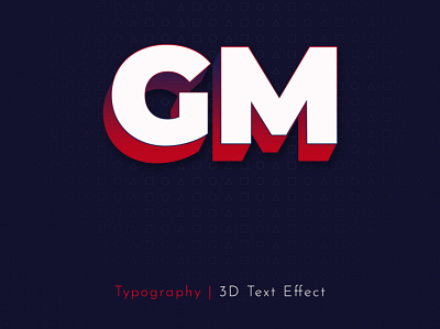Typography 3D Text Effect2 art creative design typography