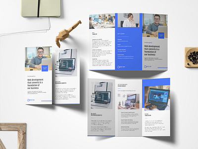 Dot Bit Infotech trifold brochure