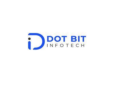 Dot Bit Infotech Logo branding graphic design logo logo design visual identity