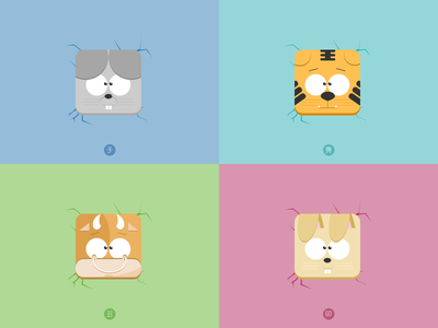 FlatThem_ChineseZodiac1