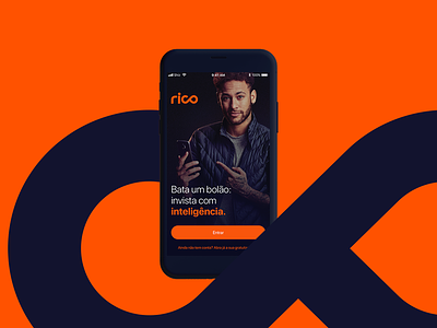 Rico App – Welcome home android app design digital finance graphic interface investment ios login marketing mobile motion product rico start ux ux ui
