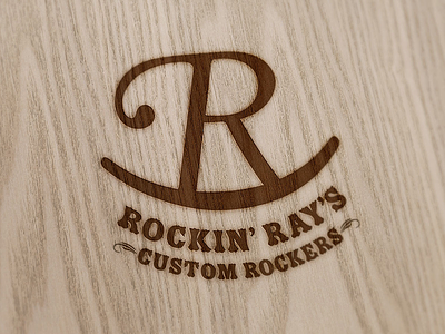 Rockin' Ray's Logo custom letter logo typography