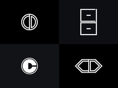 CD Logo Concepts logo mark minimal monogram