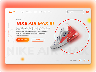 Sports E-Commerce app branding design homepage logo nike sport sports sportshomepage ui ux website