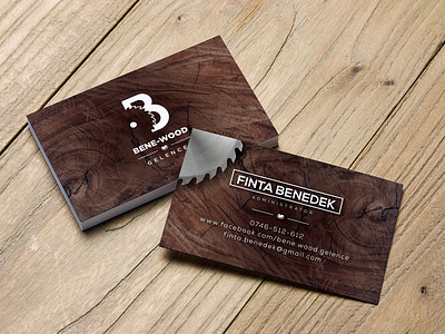 BENE WOOD | Brand identity branding businesscard design logo wameleon wameleondesign