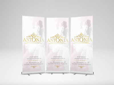Antónia | Brand identity brand brand identity branding design logo logodesign rollup wameleon wameleondesign