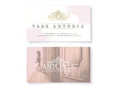 Antónia | Brand identity brand brand identity branding businesscard design logo logodesign wameleon wameleondesign