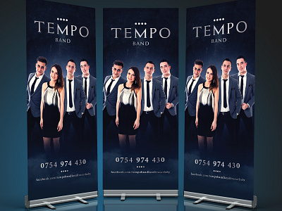 Tempo band | Brand identity brand identity branding design rollup wameleon wameleondesign