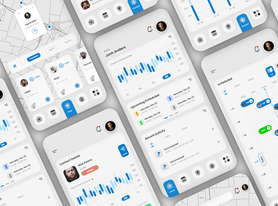 Data Analysis Platform app design ui ux