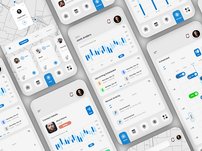 Data Analysis Platform app design ui ux