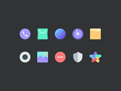 Initu Icons app design flat icon ui