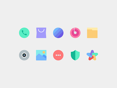 Initu Icons app design flat icon ui