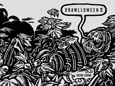 Drawlloween II Zine - Cover Spread