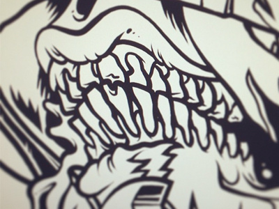 Toothy Lines kevin luong lines teeth wip