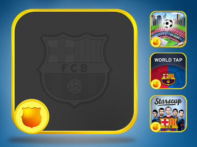 Official FC Barcelona Apps Skin android barcelona basket design fcbarcelona football icon ipad phone