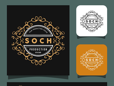 SOCH MINIMALIST Caligraphic Logo design.