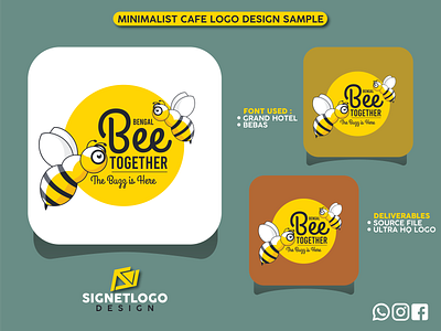 BEE TOGETHER CAFE LOGO