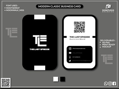 Modern Classic Business Card Design