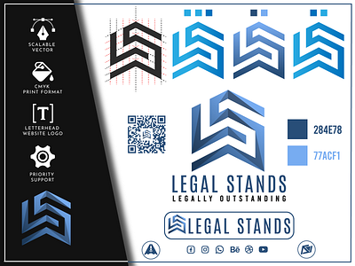 Legal Stands (L+S): Monogram Design