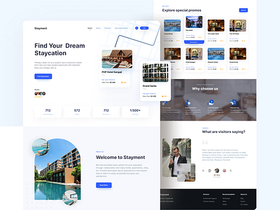 Stayment - Staycation Landing Page