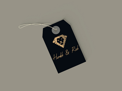 Rich Clothing Tag Design clothing creative design lion luxury luxury logo minimal tags