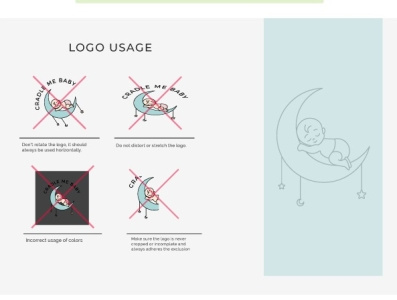 Logo Usage for the business brand design branding branding agency branding concept clean clean ui design illustration logo usage typography ui vector