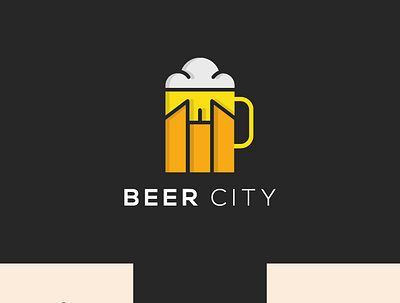 Beer logo branding concept branding design