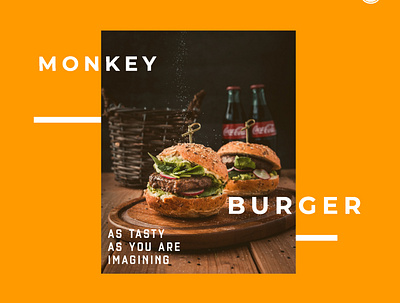 Monkey Burger brand design brand identity branding concept branding design design illustration logodesign