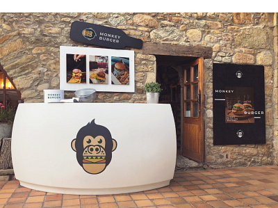 Monkey Burger brand identity branding agency branding concept branding design