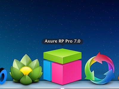 Axure Rp Pro 7.0 3d app apple axure blue green ios mac pm red ui ux