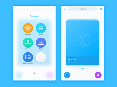 Guidance app arrange boerzhijia home icon invite2 measure tools ui