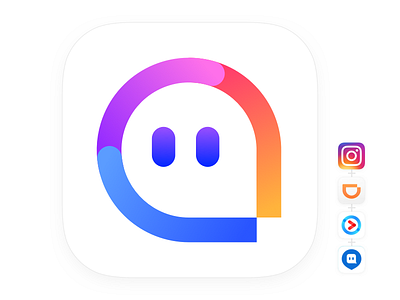 The New Version For momo 2x app boerzhijia icon invite3 logo momo tools ui