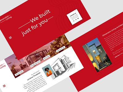 Architectural Landing Page architect architectural building landingpage ui uiux webdesign