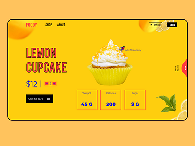 Cupcake web design