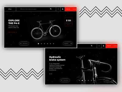 Bike cyle Landing page