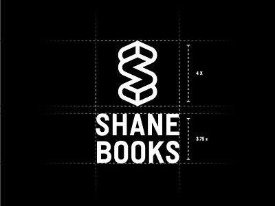 Logo concept for Shane Books book logo brand identity branding design logo minimalist logo typography