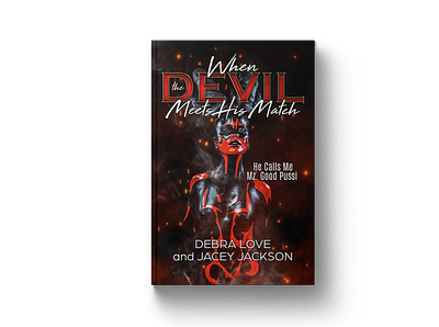 When Devil Meets His Match book book cover cover cover art cover design design typography