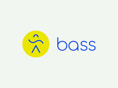 Streaming Music Startup | Daily Logo Challenge #9 bass blue circle dailylogochallenge dance dancer logo minimalist music startup streaming wave yellow