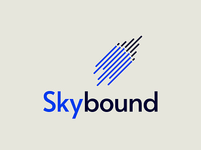 Airline Company | Daily Logo Challenge #12 airline black blue company dailylogochallenge day12 fly off flying lines logo plane simple skybound