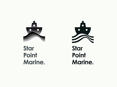 Boat | Daily Logo Challenge #23 black boat boat logo circle dailylogochallenge dot liner logo logotype marine ocean paquebot point sea silhouette star wave