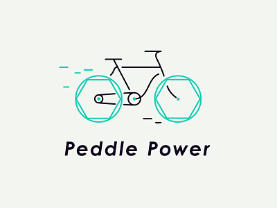 Bike | Daily Logo Challenge #24 bicycle bike bike ride bolt circle city dailylogochallenge logo peddle power ride velo