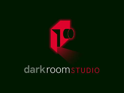 Photographer | Daily Logo Challenge #25 apparel black dailylogochallenge dark diffuse shadow door light logo logotype photo photographer red room secret stenope studio