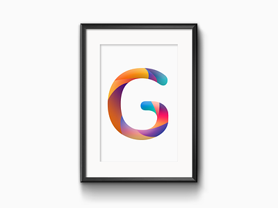 G Music App app app design branding design gradient gradient logo icon logo logo design minimalist logo modern design portrait typogaphy