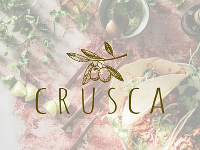 Crusca branding contentcreation italian logo logocreation logodesign minimalist modern olive polish project rustic workeveryday